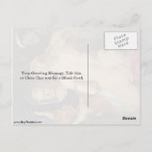 Toilette von Venus von Peter Paul Rubens Postkarte (Rückseite)