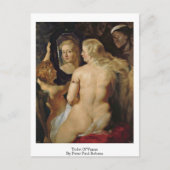 Toilette von Venus von Peter Paul Rubens Postkarte (Vorderseite)