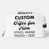 Toiletteartikel Wash Bag Custom Geschenke für ihn Waschbeutel (Rückseite)