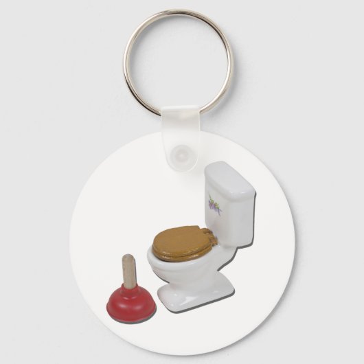 ToiletteGroßPlunger051411 Schlüsselanhänger (Vorderseite)