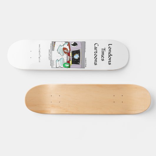 Toiletten aus dem Weltraum Funny SkateBoards (Horizontal)