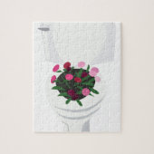 Toiletten-Blumen Puzzle (Vertikal)