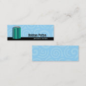 Toiletten-dünne Visitenkarten Mini Visitenkarte (Vorne/Hinten)