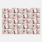 Toiletten-Geschwätz Geschenkpapier Set (Vorderseite)
