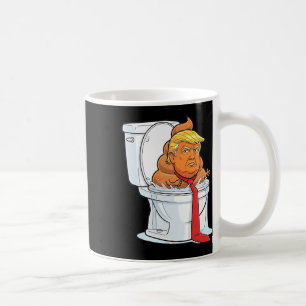 Toiletten-Kotz Trump  Kaffeetasse