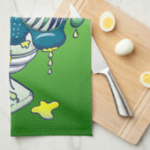 Toiletten-Monster Handtuch (Viertel Falte)