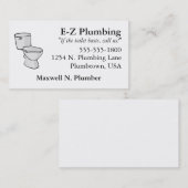 Toiletten-Visitenkarte Visitenkarte (Vorne/Hinten)