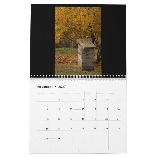 Toiletten von Umbrien Kalender (Nov 2027)
