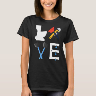 Toilettenanlage Klempner Pipefitter Klempner Unter T-Shirt