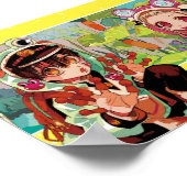 Toilettenband hanako kun frosch art poster (Ecke)