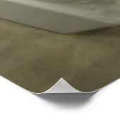 Toilettenbereich mit Urinzeile Poster (Ecke)