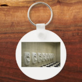 Toilettenbereich mit Urinzeile Schlüsselanhänger (Vorderseite)