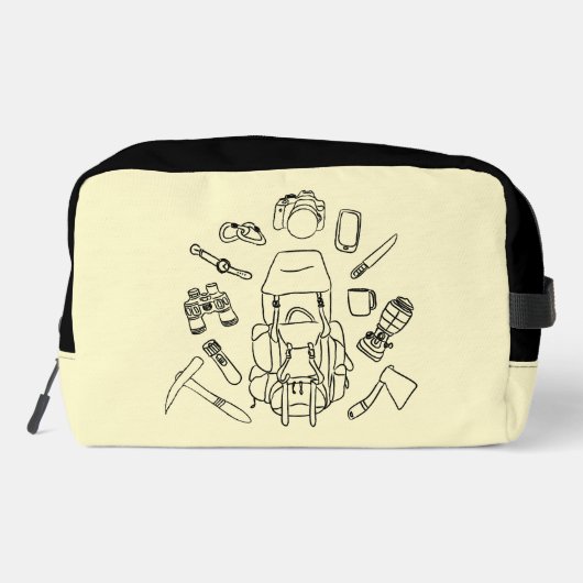 Toilettenbeutel | Camping Essentials Waschbeutel (Rückseite)