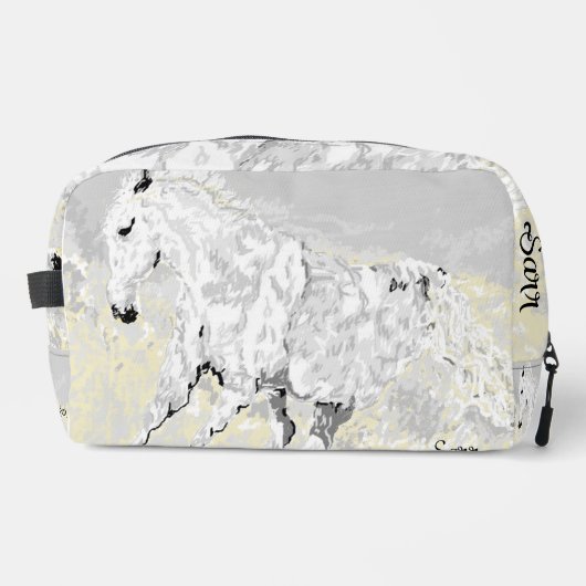 Toilettenbeutel: Hügelhütte Waschbeutel (Vorderseite)