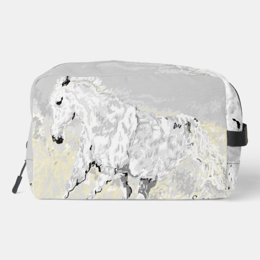 Toilettenbeutel: Hügelhütte Waschbeutel (Rückseite)