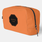 Toilettenbeutel mit Ihrem Namen und Titel Waschbeutel (Rechte Ecke)