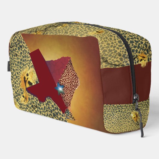 Toilettenbeutel - Texas Style! Waschbeutel (Rechte Ecke)