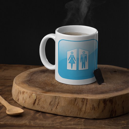 Toilettenecke Icon Tasse