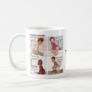 Toilettengespräch Kaffeepause Tasse