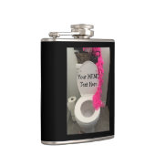 Toilettenhebe Witzig Ein MEMO Flachmann (Rechts)