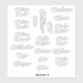 Toilettenheber Aufkleber