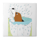 Toilettenhund Fliese (Vorderseite)