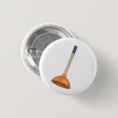 Toilettenkolben mit Holzgriff Button (Vorne & Hinten)