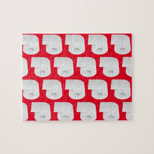 Toilettenmuster Puzzle (Horizontal)