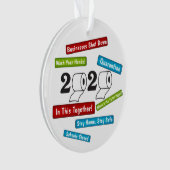 Toilettenpapier 2020 Das ganze Jahr über Ornament (Vorderseite)