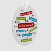 Toilettenpapier 2020 Das ganze Jahr über Ornament (Vorderseite)