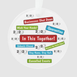 Toilettenpapier 2020 Das ganze Jahr über Ornament