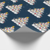 Toilettenpapier Baum 2020, lustige Weihnachten Geschenkpapier (Ecke)