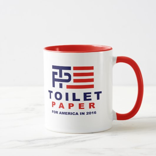 Toilettenpapier für Amerika 2016 - Tasse (Rechts)