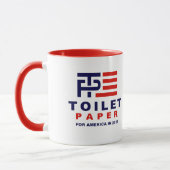 Toilettenpapier für Amerika 2016 - Tasse (Links)