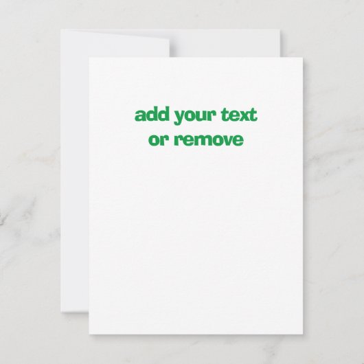 Toilettenpapier Karte (Rückseite)