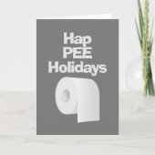 Toilettenpapier Karte (Vorderseite)