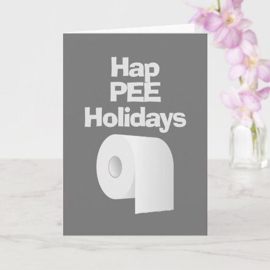 Toilettenpapier Karte (Orchidee)