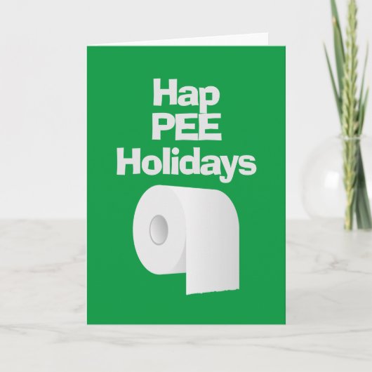 Toilettenpapier Karte (Vorderseite)