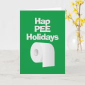 Toilettenpapier Karte (Gelbe Blume)