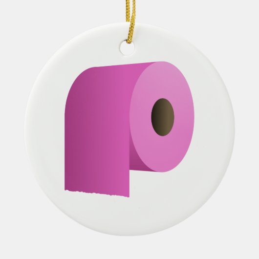 Toilettenpapier Keramik Ornament (Vorne)