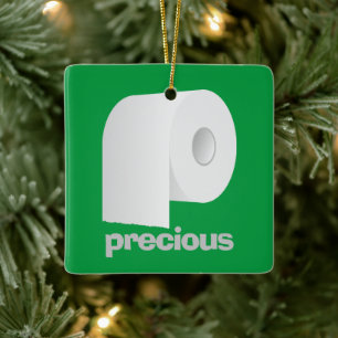 Toilettenpapier Keramikornament