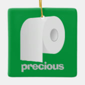 Toilettenpapier Keramikornament (Vorderseite)