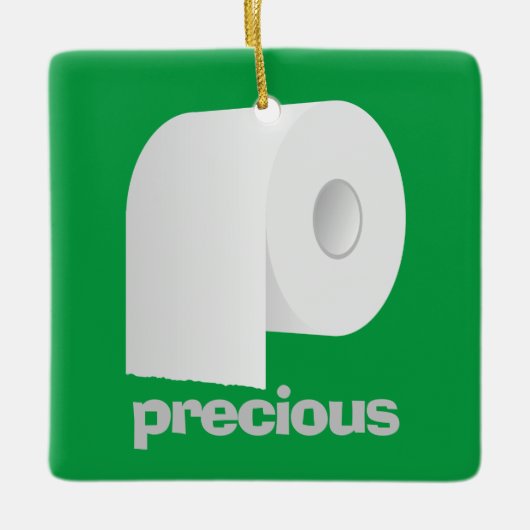 Toilettenpapier Keramikornament (Vorderseite)