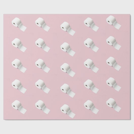 Toilettenpapier lustige Quarantäne Geschenkpapier (Flach)
