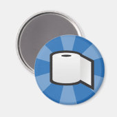 Toilettenpapier Magnet (Vorderseite/Rückseite)