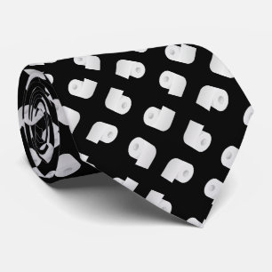 Toilettenpapier-Muster Krawatte