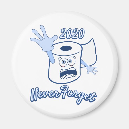 Toilettenpapier Panik 2020 Magnet (Vorne)