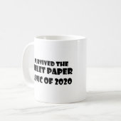 Toilettenpapier Panik Tasse (Vorderseite Links)