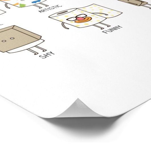 Toilettenpapier Poster (Ecke)