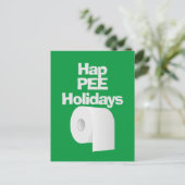 Toilettenpapier Postkarte (Stehend Vorderseite)